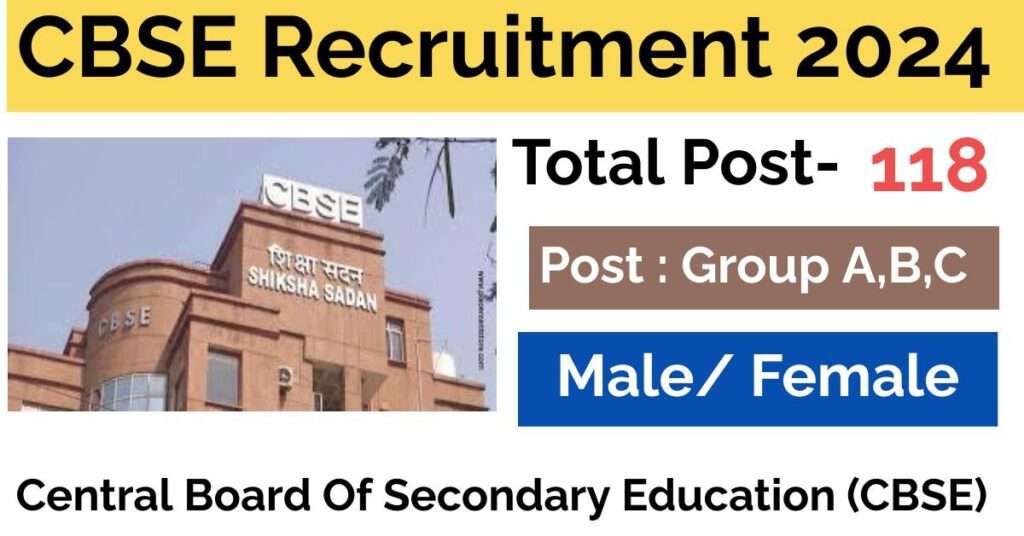 CBSE Recruitment Result 2024