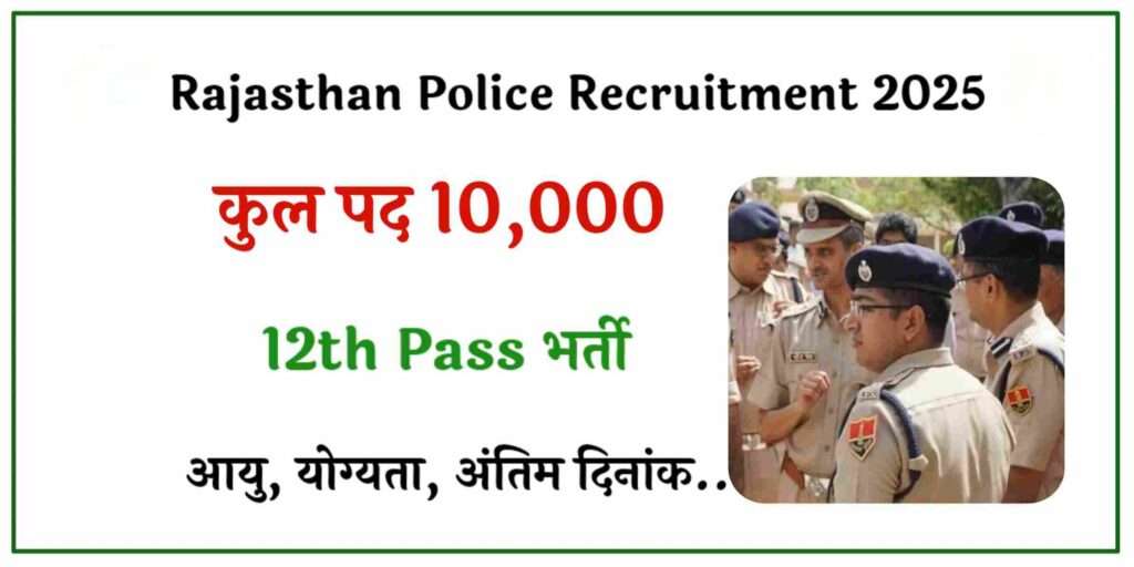 Rajasthan Police Constable Recruitment 2025